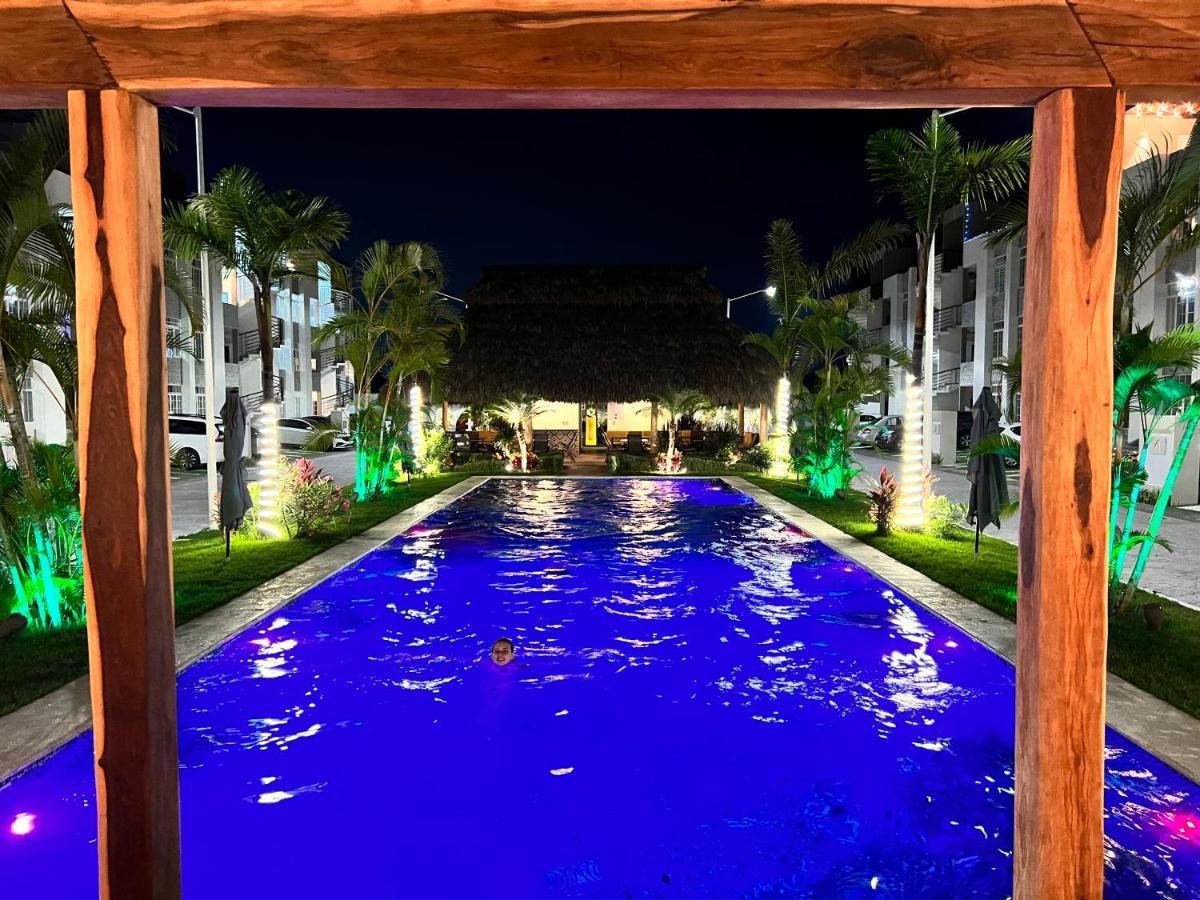 Appartement Penthouse Manzanillo Exclusivo Con Alberca Extérieur photo