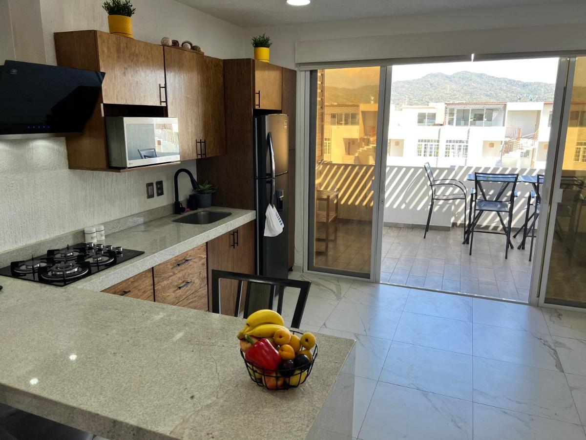 Appartement Penthouse Manzanillo Exclusivo Con Alberca Extérieur photo