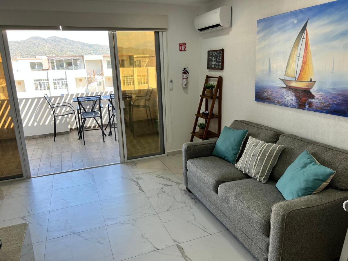 Appartement Penthouse Manzanillo Exclusivo Con Alberca Extérieur photo